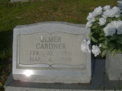 Ulmer Gardner 1911 1988 Mémorial Find a Grave