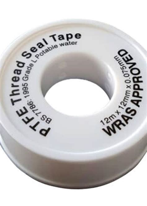 PTFE Pipe Thread Seal Tape 12mm X 12m Clocks Home And Garden