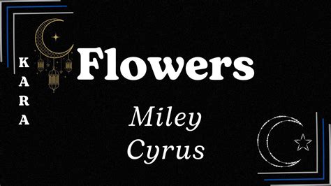 Flower Miley Cyrus Instrument Karaoke K Instrumental Video