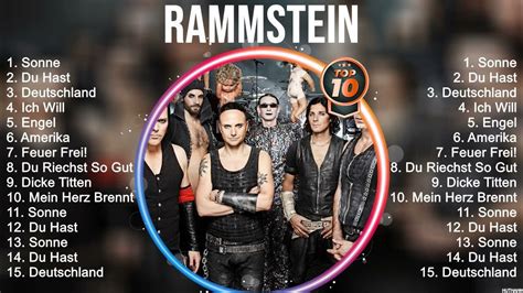 Rammstein Greatest Hits Top 100 Artists To Listen In 2022 And 2023