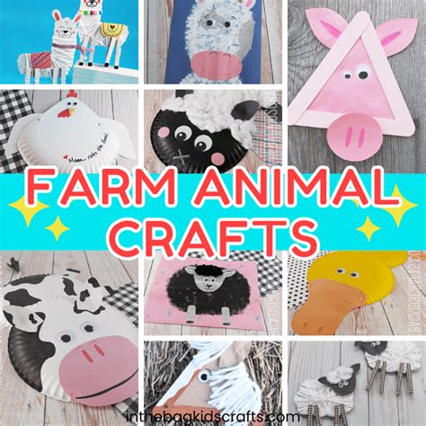 20 Farm Animal Crafts for Kids • In the Bag Kids' Crafts