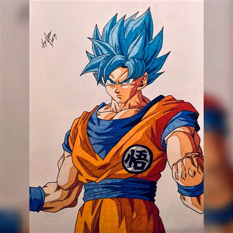 Goku (Super Saiyan Blue) by Daron1114 on DeviantArt