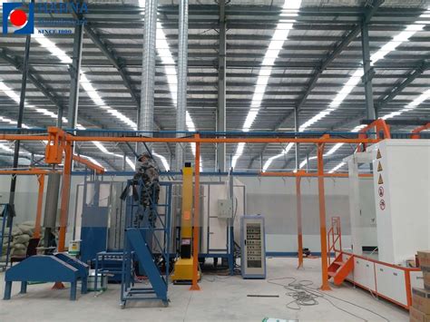 Automatic Powder Coating System With Pretreatment Tunnel And Maximum