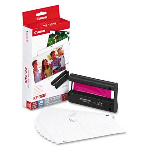 Canon Selphy Cp500 Color Ink Postcard Paper Set Oem 108 Sheets