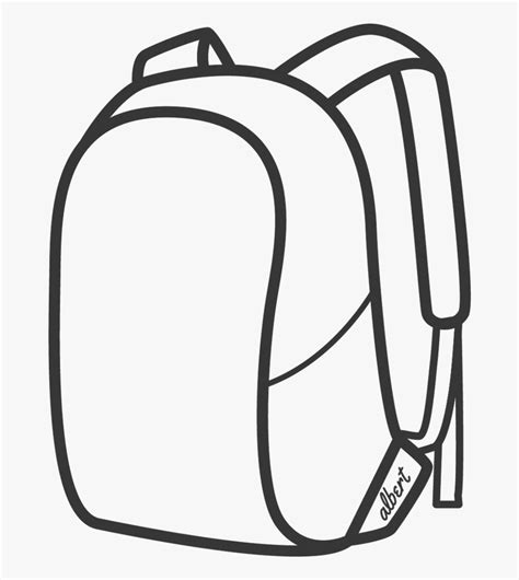 Albert Waterproof Backpacks - Clip Art Of Backpack , Free Transparent Clipart - ClipartKey