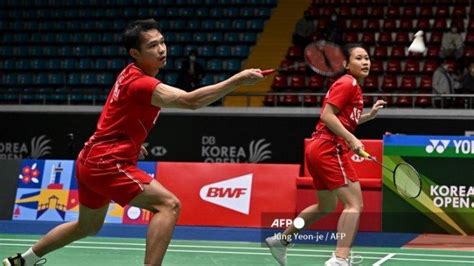 Hasil Indonesia Open 2023 Langkah Rinov Pitha Dijegal Yuta Arisa Di