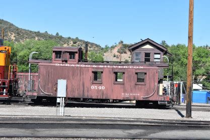 Durango and Silverton caboose 0540 built by the railroad in 1881.