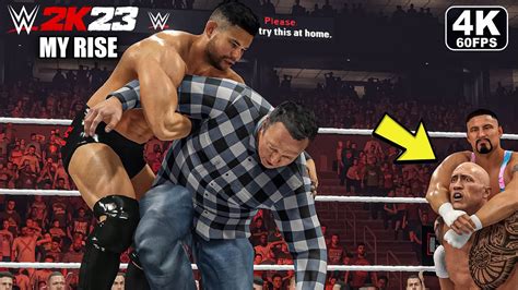 Wwe K My Rise The Lock Mode All Cutscene K Fps Ps Youtube