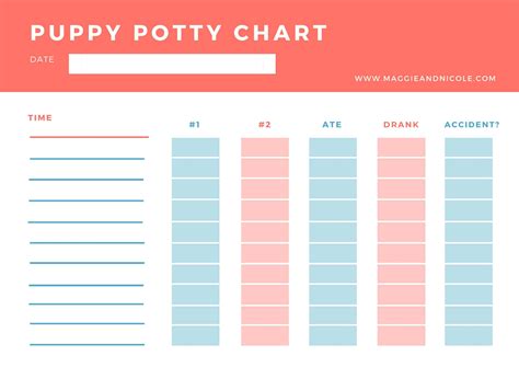 Dog Potty Training Flow Chart at Patsy Morris blog