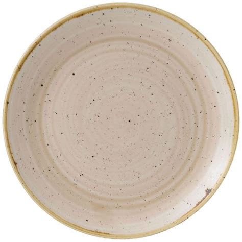 Churchill Snmsevp81 Stonecast Nutmeg Cream Coupe Plate 217cm85