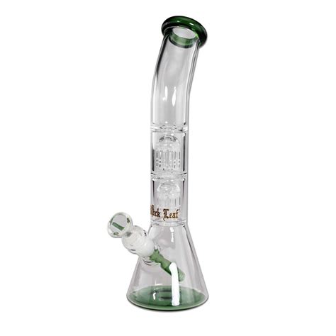 Black Leaf Ice Bong 2x 6 Arm Tree Percolator TrapTerps