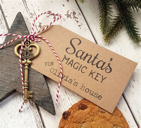 Santas Magic Key Christmas T Personalised Father Christmas Magic