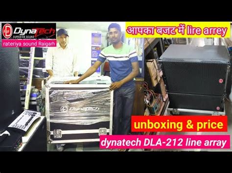 Dynatech Dla Line Array Unboxing Review Video Dynatech Line