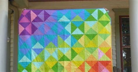 Sewn By Leila Gardunia Qst Rainbow Quilt