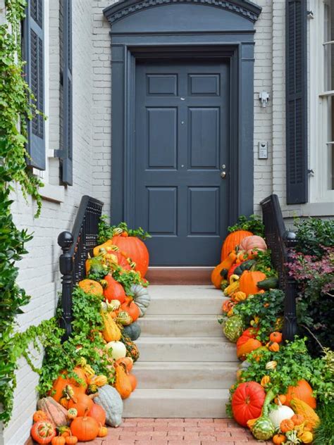 Fall Porch Decorating Ideas Fall Front Porch And Patio Decor Hgtv