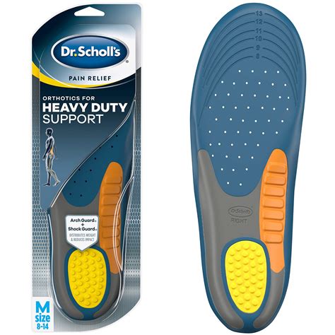 Dr Scholl S Heavy Duty Support Pain Relief Orthotics Designed For Men