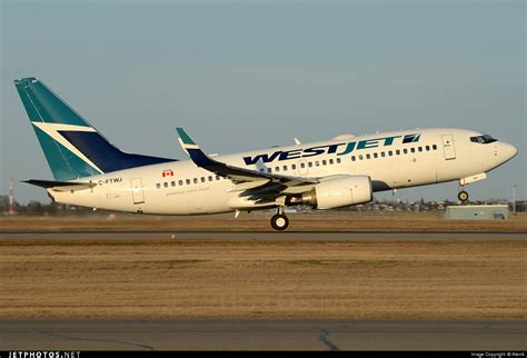 C FTWJ Boeing 737 7CT WestJet Airlines Alevik JetPhotos