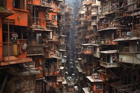 Kowloon Walled City Concept Art Kowloon Walled City Walled City Sci Fi Environment Landscapes