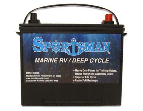 Sportsman Marine Rv Deep Cycle Batteries Midstate Battery