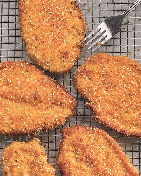 Recipes Blog Recipe For Crispy Sesame Schnitzel From Sababa By Adeena