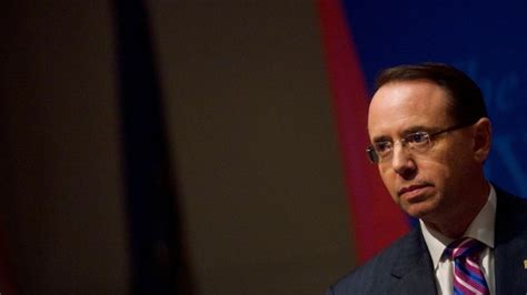 Rod Rosenstein Submits Resignation Letter Financial Times