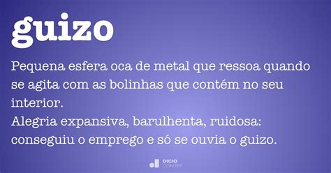 O Que Significa Guizo