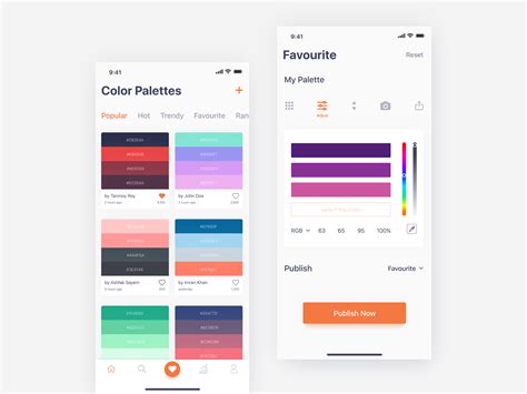 Ui ux color palette - 75 photo