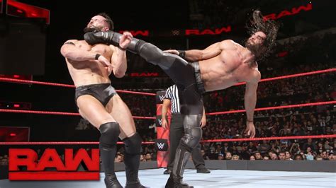 Seth Rollins Vs Finn Bálor Raw Jan 15 2018 Youtube