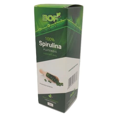 100 Spirulina Platensis Bio Organic Foods 400 Tabletek