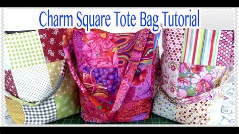 Tote Bag Tutorial Easy Charm Square Tote Bag Tutorial Youtube