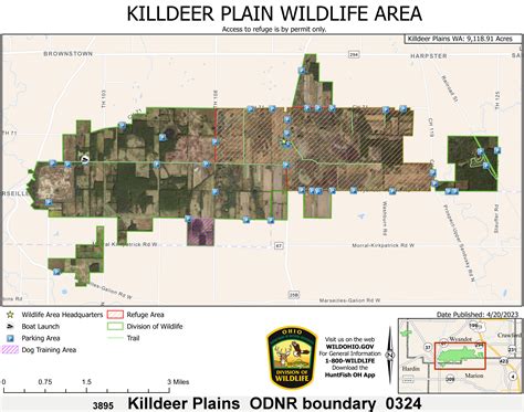 q Killdeer Plains – Ohio Hunting Maps – 1400+ page Map Guide to Public ...