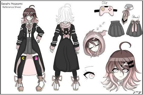 Danganronpa Oc Reference Sheet Danganronpa Character Design