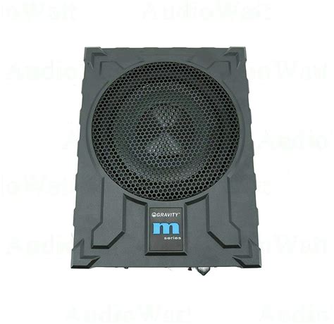 Gravity Warzone W Compact Under Seat Slim Powered Subwoofer