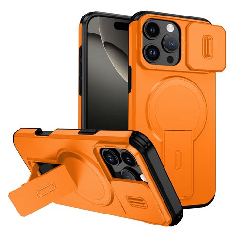 for iPhone 12 Pro / 12 6.1" Case with Camera Sliding Cover & Adjustable