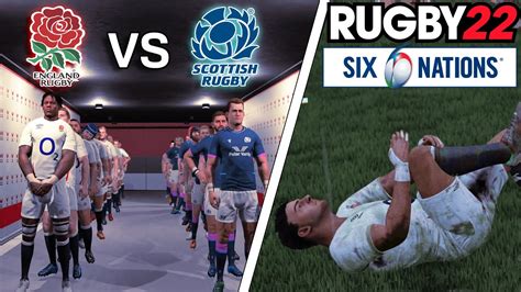 ENGLAND Vs SCOTLAND 6 Nations 2023 Round 1 Rugby 22 Gameplay