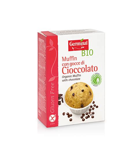 Germinal Bio Muffin Senza Glutine Con Gocce Di Cioccolato Gdoweek