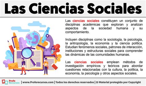 Qué Son Las Ciencias Sociales