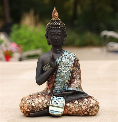 Buddha Vitarka Mudra Buddha Statue For Home Meditation Gift 8 Inches