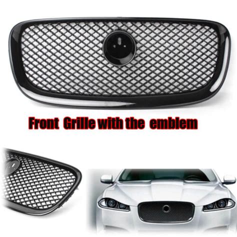 Upper Grill Front Grille Mesh For Jaguar XF XFR 2012 2013 2014 2015