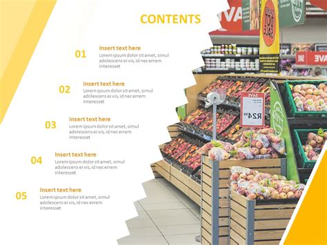 Supermarket Free Ppt Sample