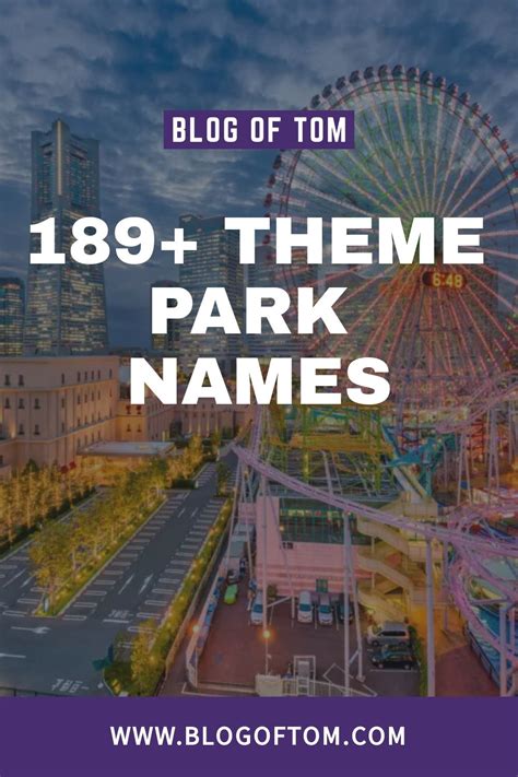 189+ Theme Park Names | Theme park, Theme park planning, Amusement park rides