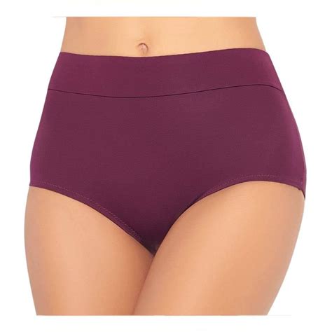 Pantaleta Ilusión para Mujer Liso Vino Talla EG Walmart