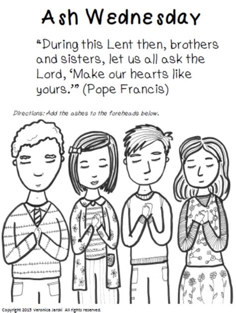 Ash Wednesday Coloring Pages - Learny Kids