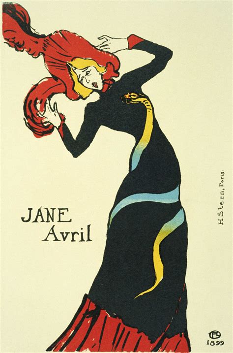 Jane Avril By Henri Toulouse Lautrec