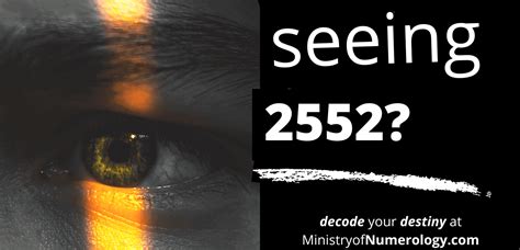 2552 Angel Number: Meaning & Symbolism | Ministry Of Numerology - By ...