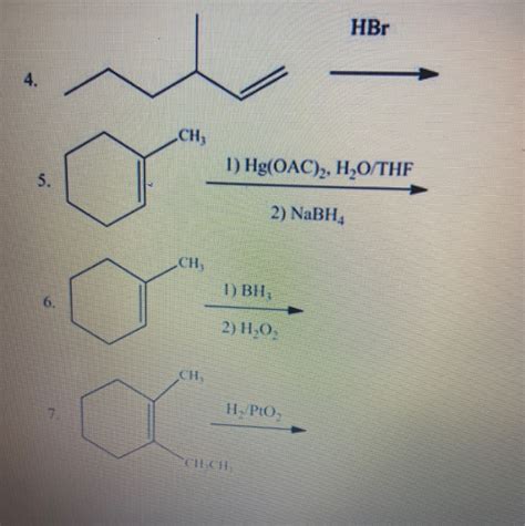 Solved Cc Ci Ho Ho Hbr Hbr Hg Oac H O The Nabh Chegg