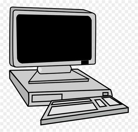 Pc Clipart Book Computer - Animated Image Of Computer - Free ...