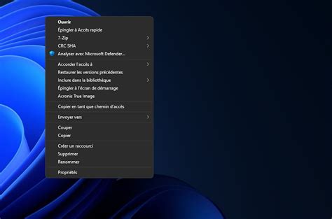 Menu Contextuel Windows 11 Retrouver Laffichage Classique