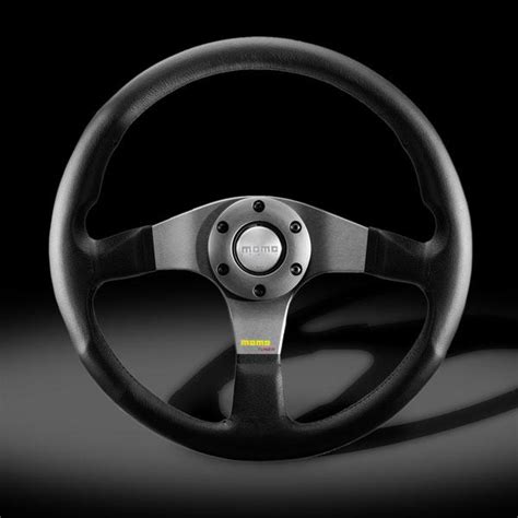 Momo Tuner Black Silver Steering Wheel 350mm Tun35bkos