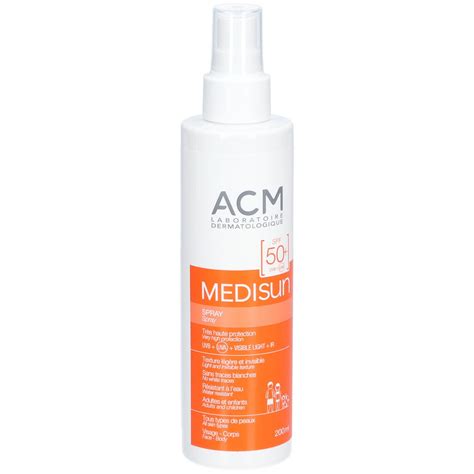 ACM MEDISUN SPRAY SPF 50 200 Ml Redcare Pharmacie